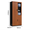Wood like style office furniture Metal cabinet storage Wood Grain file Cabinet