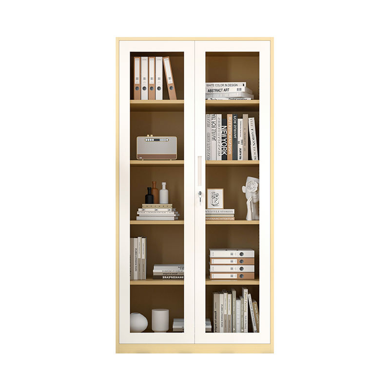 Commercial steel cabinet 4 adjustable Layers metal Wood Grain Cabinet filing cabinet