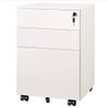 Small filing cabinet under desk 3 small drawer 3 mobile file cabinet