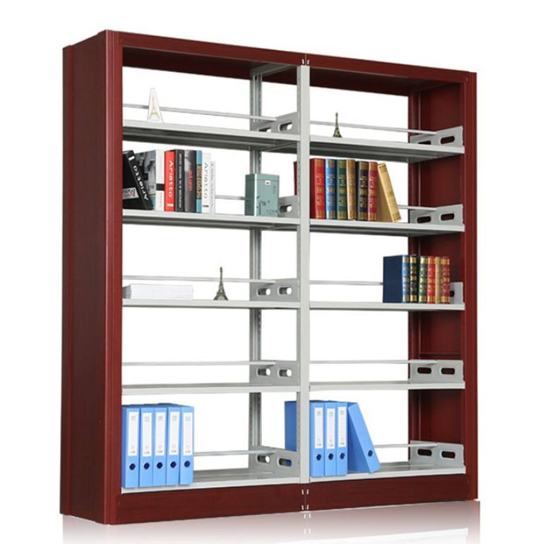 High quality steel bookcase library metal racks
