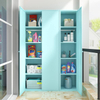 Factory Steel Tall Lockers, Mechanical Colorful Cabinets, Wardrobes Dressing Room Staff Room Lockers, Balcony storage cabinet