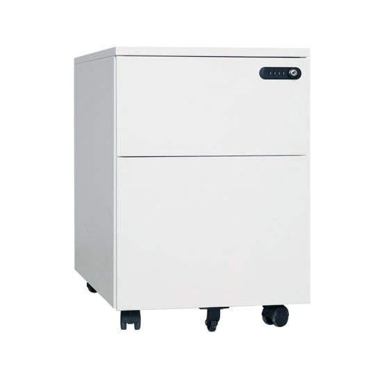 Durable 2 drawer filing cabinet front storage