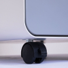 Office Equipment round steel 3 drawer mobile pedestal file Mobile storage cabinet with wheels