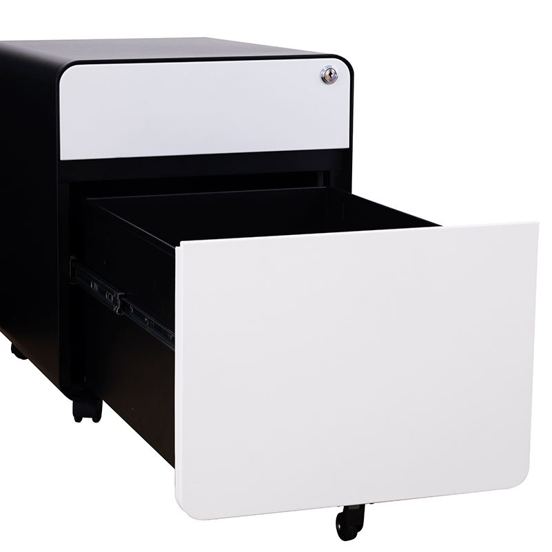 modern office equipment metal 2 box drawers mobile pedestal lockable file storage cabinet