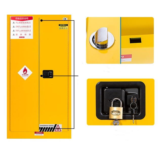 Laboratory Explosion-proof Safety Storage Cabinet 22 Gallons Corrosive Acid Chemicals Storage Cabinet .