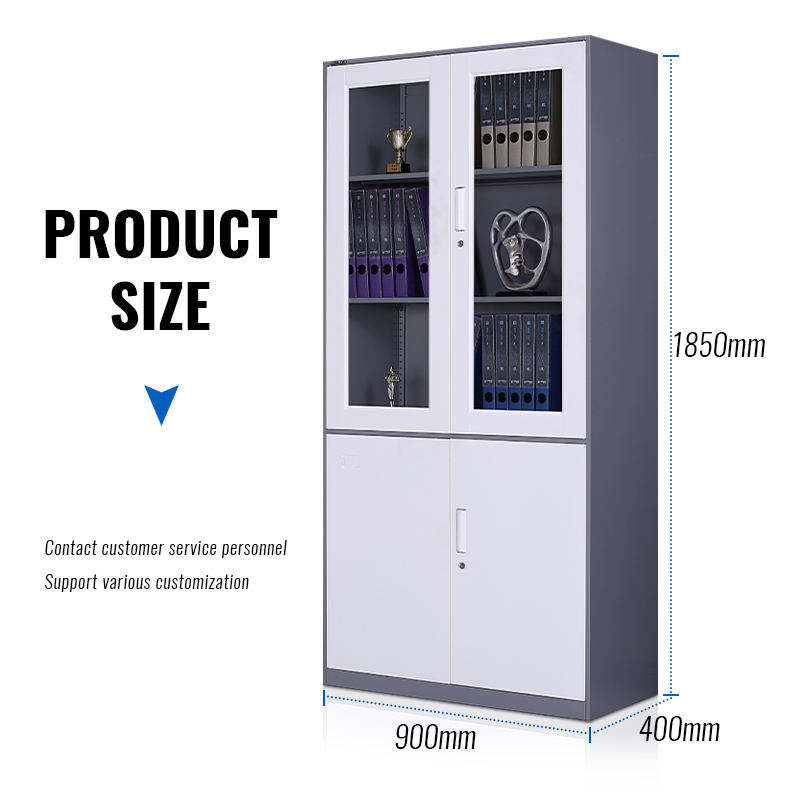 super capacity modern iron cupboard stainless steel material office storage cabinet with huge space