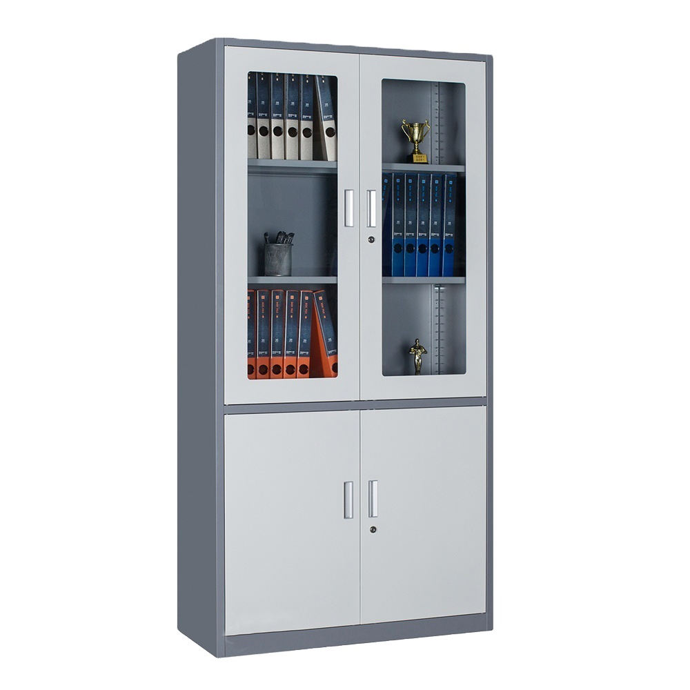 super capacity modern iron cupboard stainless steel material office storage cabinet with huge space
