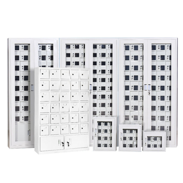 Mobile phone charging locker cabinet, metal laptop smart storage locker,modern style design waterproof cellphone storage locker