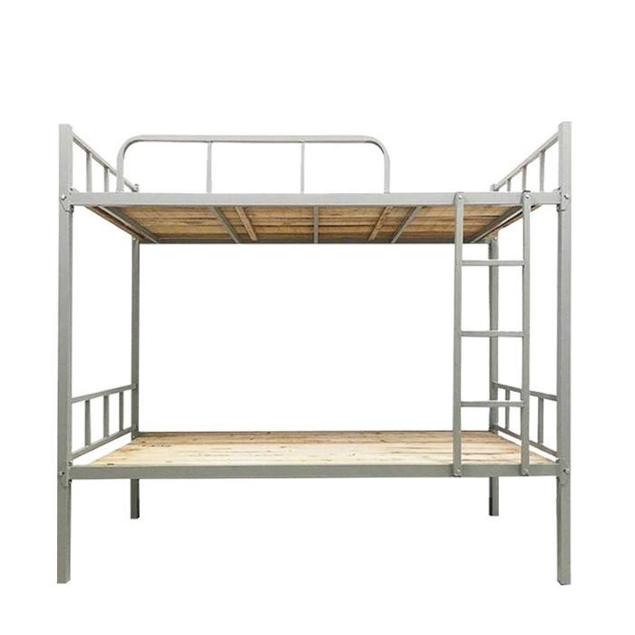 Metal frame bunk bed for hostel use metal custom cheap fabrication