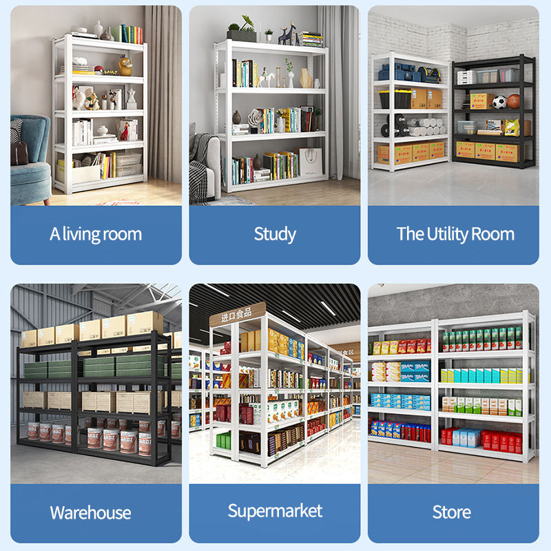 Heavy Duty Metal Storage Rack, modern adjustable racks steel storage shelf estantes home garage boltless rack