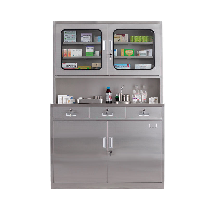 medical stainless steel cupboard cabinet for office and workshop