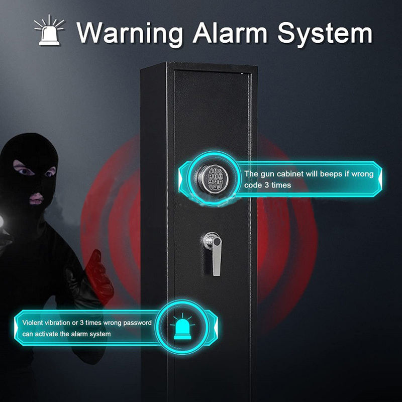multi Functional Large metal gun Safe Cabinet gun storage cabinet home safety mechanical lock