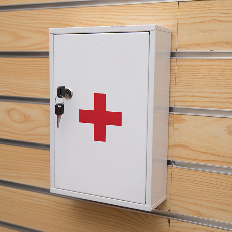 Wholesale medical kit medicine steel metal first aid container cabinet box mini hospital specialized medicine box