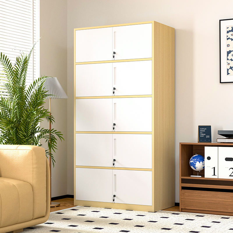 Cheap Price Wide Frame Vertical Meta Cabinets White Wood Grain File Cabinet Wood Like Filing Cabinet