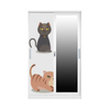 Wholesale Price Sliding Door Detachable Steel Design Printed Pattern Metal Wardrobe clothes cabinet