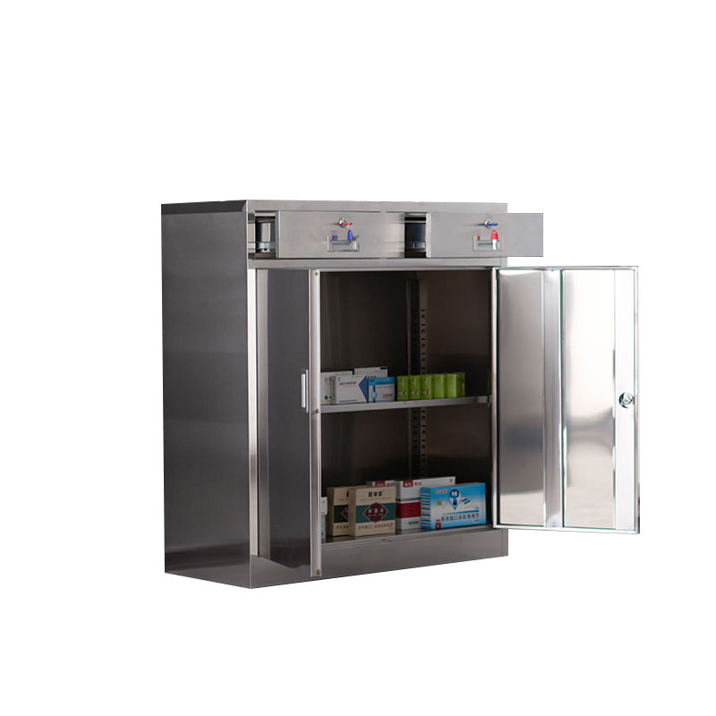 hospital glass door stainless steel file storage cabinet for office and workshop