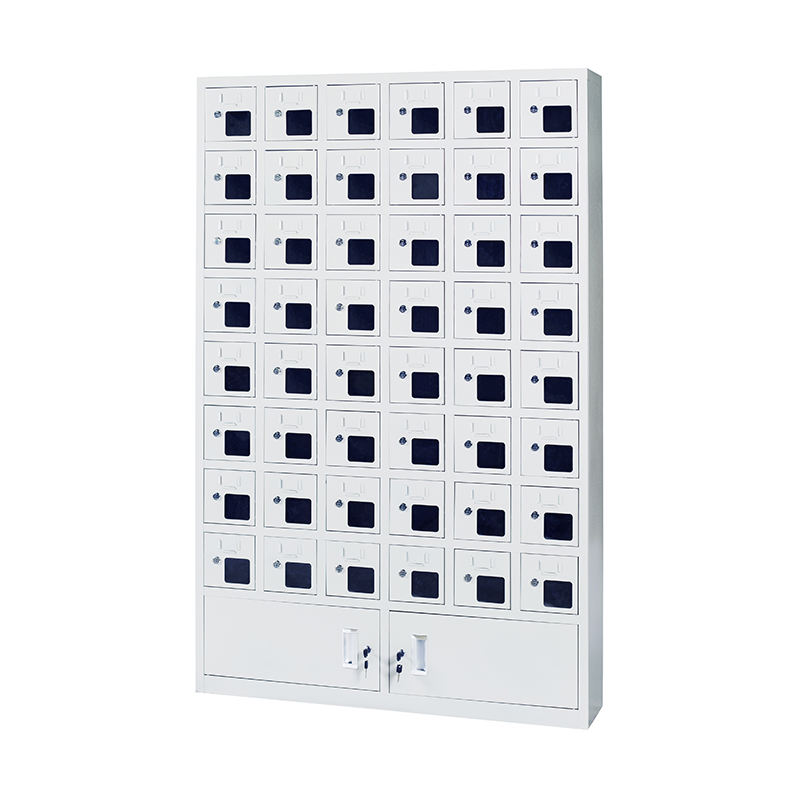 Hot Selling 48 door mobile phone storage cabinet for workshop,multiple scenarios