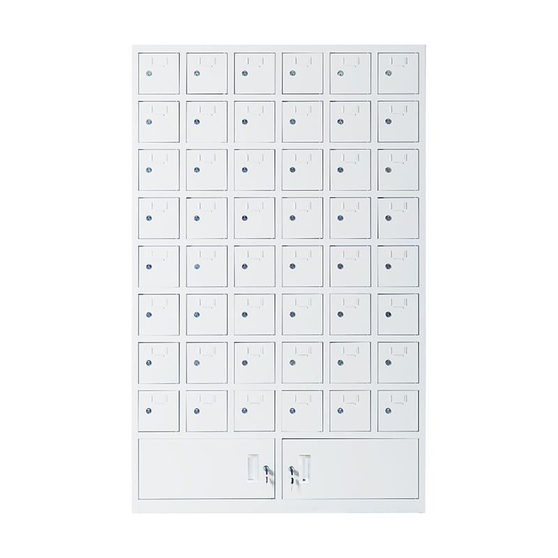 Hot Selling 48 door mobile phone storage cabinet for workshop,multiple scenarios