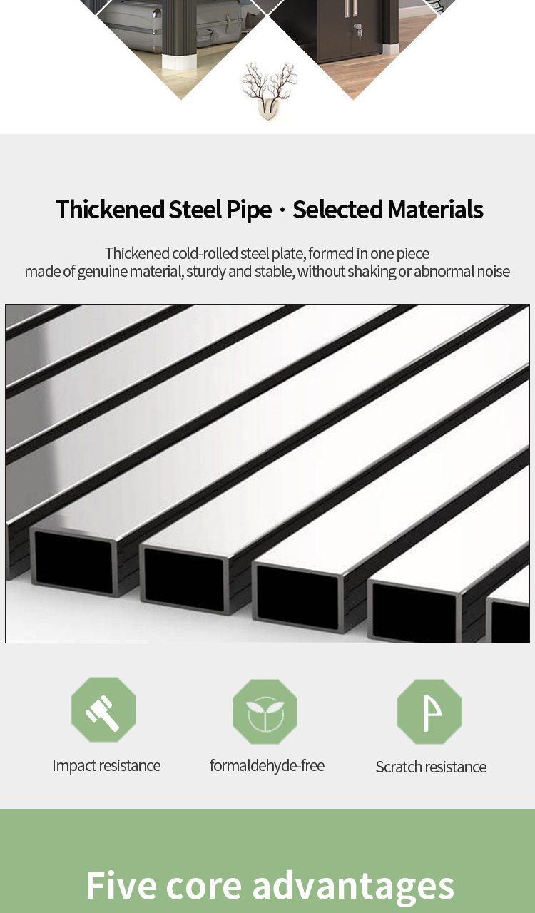 Thickened steel pipe material