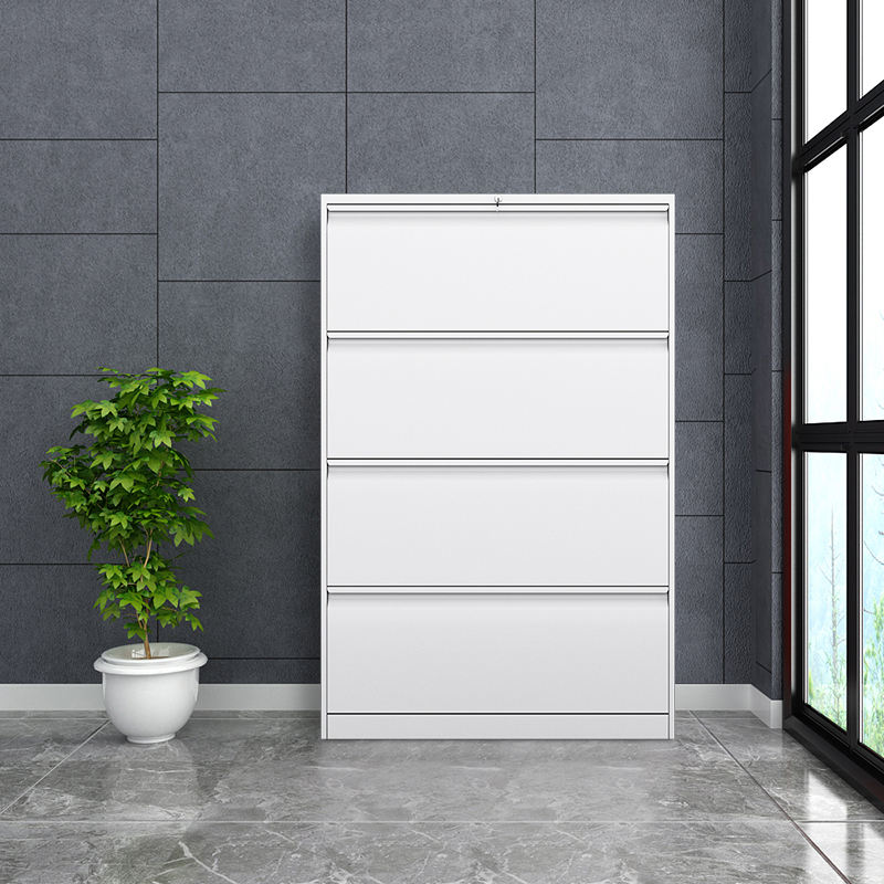 Wide Vertical 3 Drawers Metal Filing Cabinet 3 Layer Steel storage file cabinet