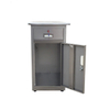 Stainless steel bedside cabinet for home and hospical, medical furniture drawer cabinet,patientstorage bedside cabinet with lock