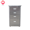 Modern stainless steel office cabinet with 4 drawers, high quality underdesk steel cabinet, non-slip metal steel cupboard