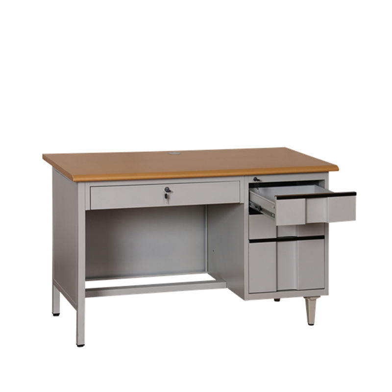 Modern style simple stylish office steel desk metal desk storage