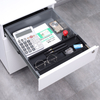 High quality metal storage cabinet with wheels three drawer steel movable filing cabinet