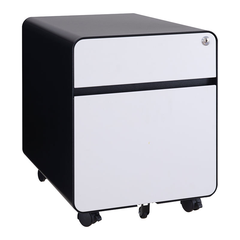 modern office equipment metal 2 box drawers mobile pedestal lockable file storage cabinet