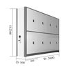 Wholesale factory Customized Steel Compactor Dynamic Mobile File Cabinets dense shelf mobile shelving