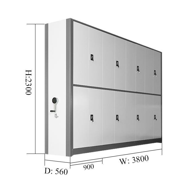 Wholesale factory Customized Steel Compactor Dynamic Mobile File Cabinets dense shelf mobile shelving