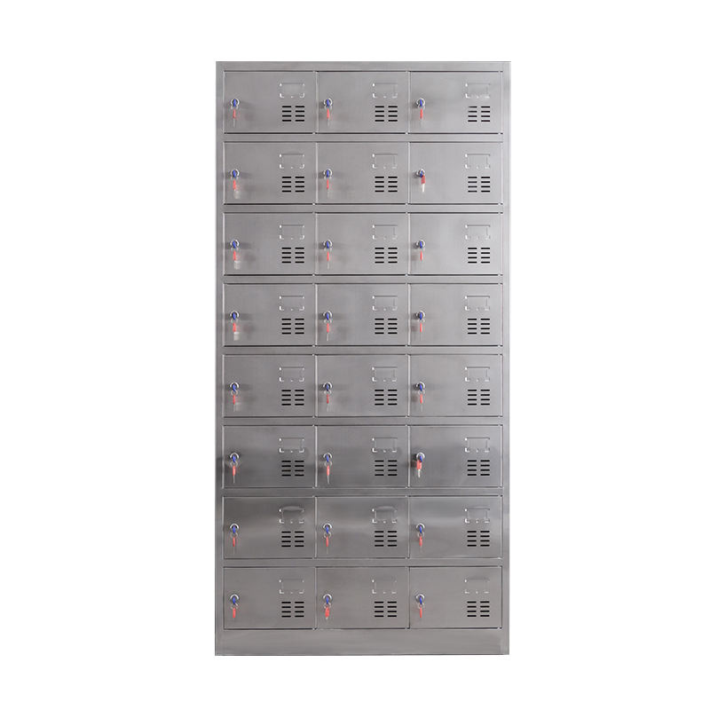 High-quality 24 doors stainless steel locker metal lockers storage cabinets cupboard