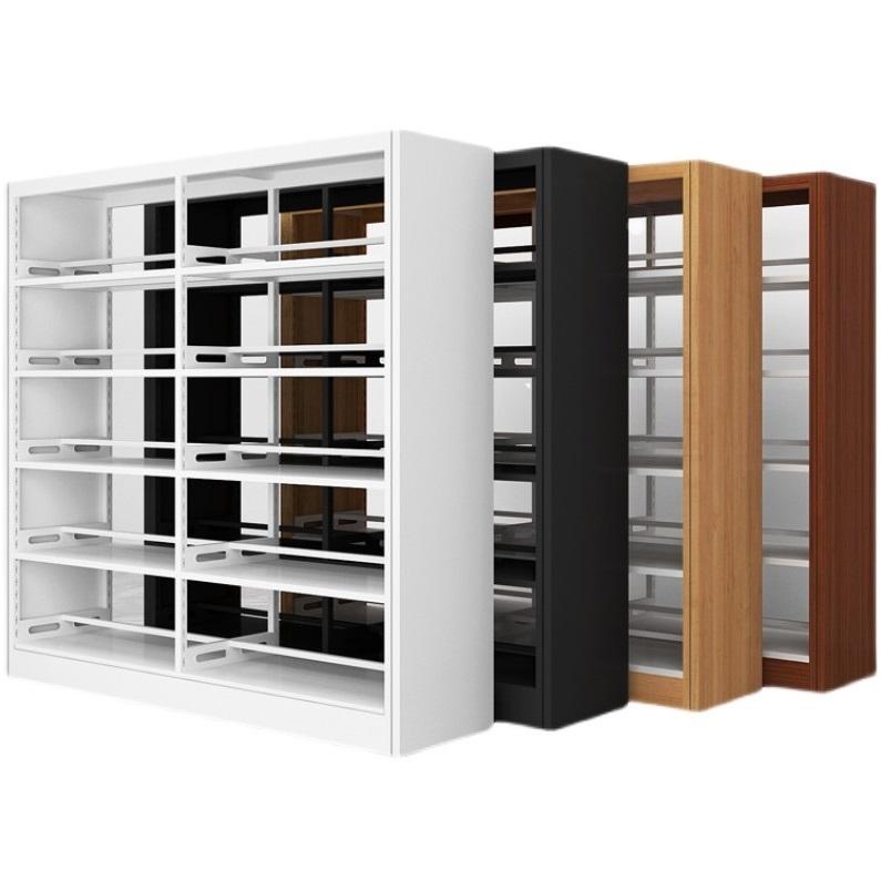 Steel Bookshelf in Custom Bookshelf Modern Library Furniture Commercial Furniture School China Factory