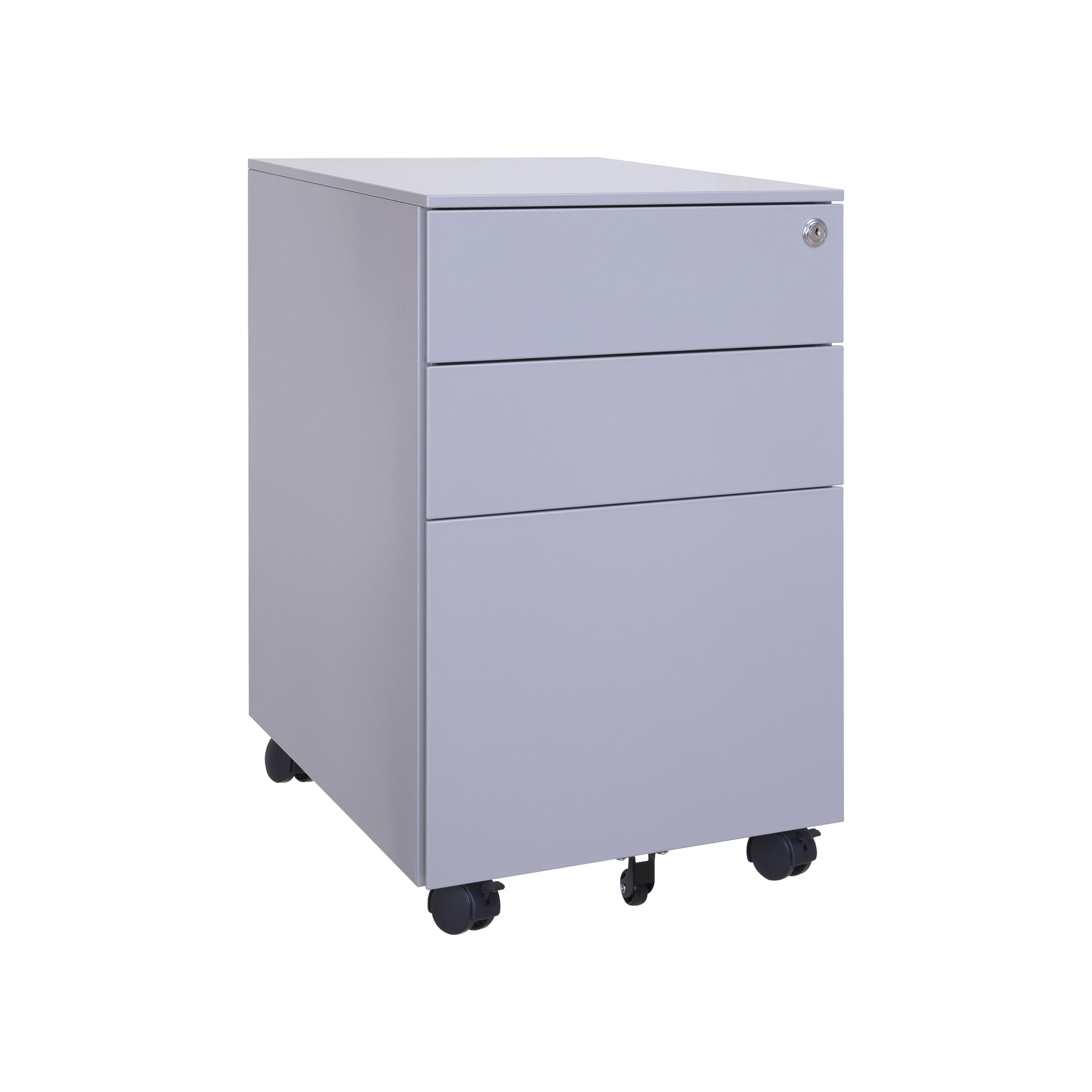 Knock-down structure office metal 3 drawer file cabinet storage 3 drawers mobile pedestal steel