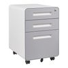 3 Drawer Mobile Pedestal Cabinet Compactor Mobile Filing Cabinet Mobile Pedestal with Cushion