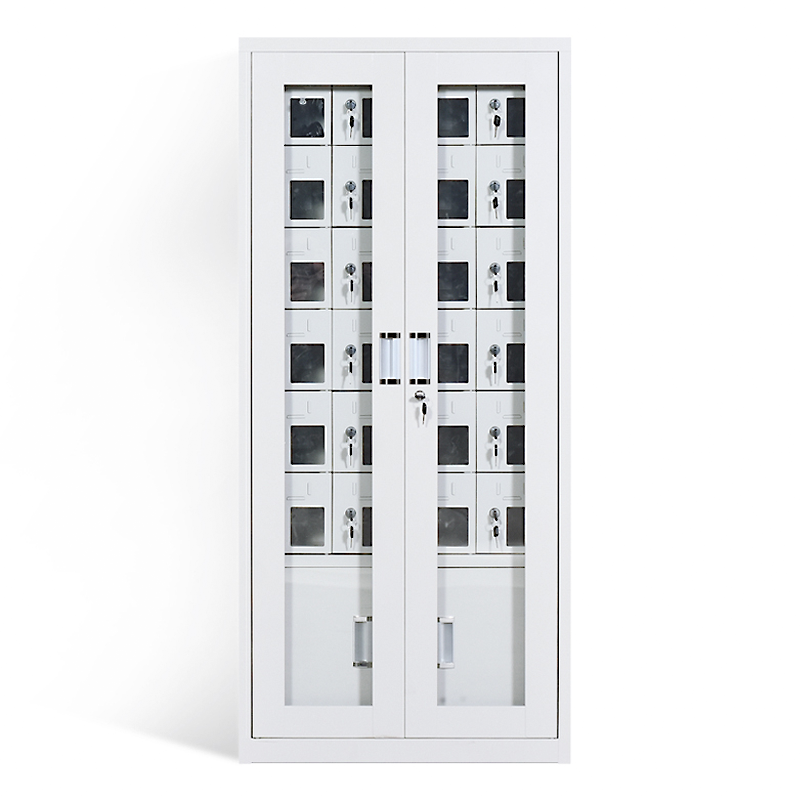 Double locked Cell phone charging locker timer switch for examination room
