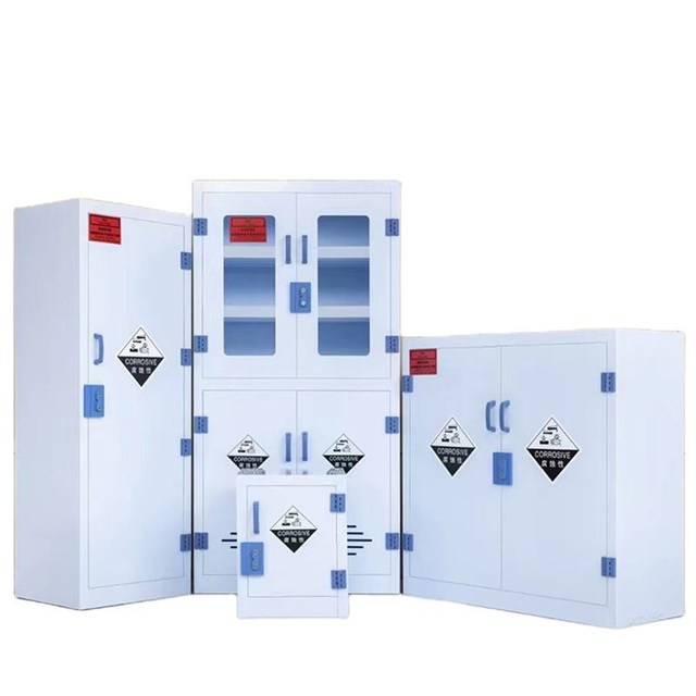 30 Gallon Strong Acid Alkali Lab PP Chemical Reagent Storage Cabinet