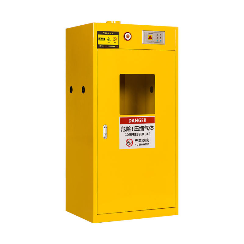 Metal Laboratory Furniture Full Steel Gas Cylinder Safety Storage Cabinet