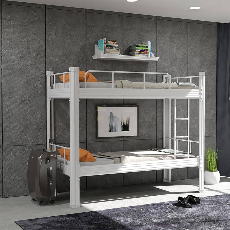 High quality hostel metal bunk bed iron beds double loft for adult