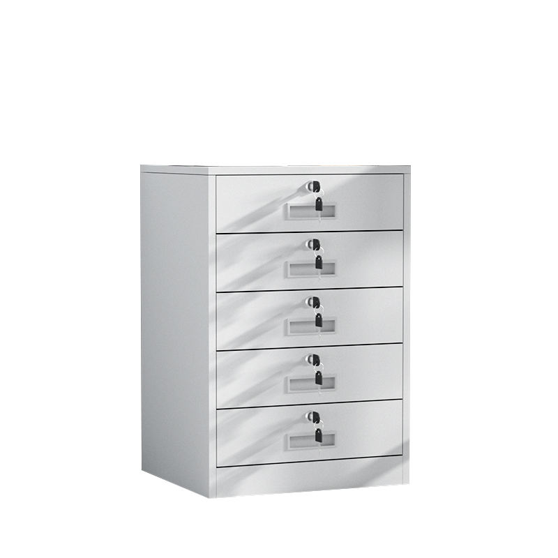 Factory direct sales of drawer-type filing cabinets placed under the office desk with 5 drawers