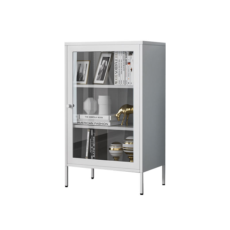 High-looking 600mm wide high-foot cabinet with single-sided door opening and metal spray paint cabinet