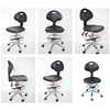 Metal steel adjustable ESD laboratory chair, anti-static office computer lifting chair, rotatable PU single seat chair
