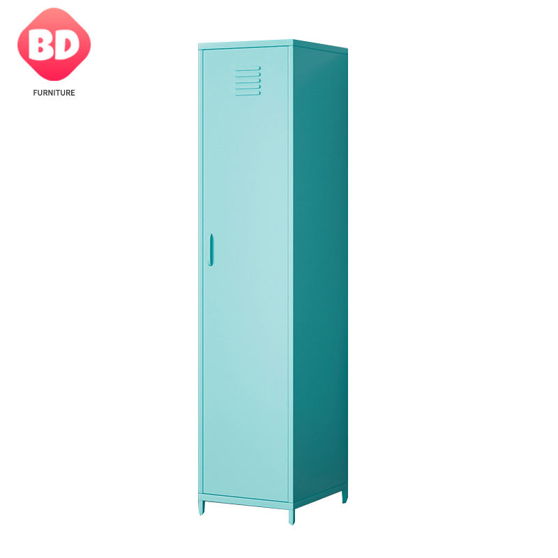 Simple and beautiful high-value single-door tall wardrobe