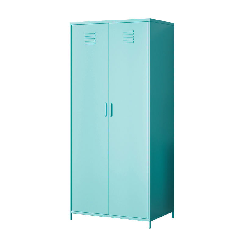 Elegant and elegant double-door spray-painted cupboard vertical cupboard with legs and tall legs