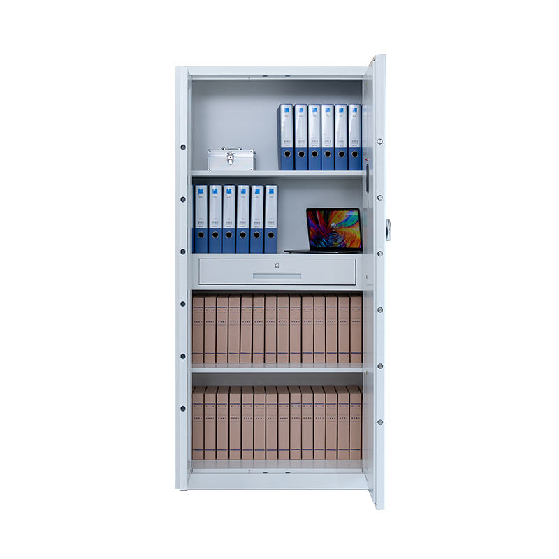 Full-body security file cabinet, two-color optional, with password lock