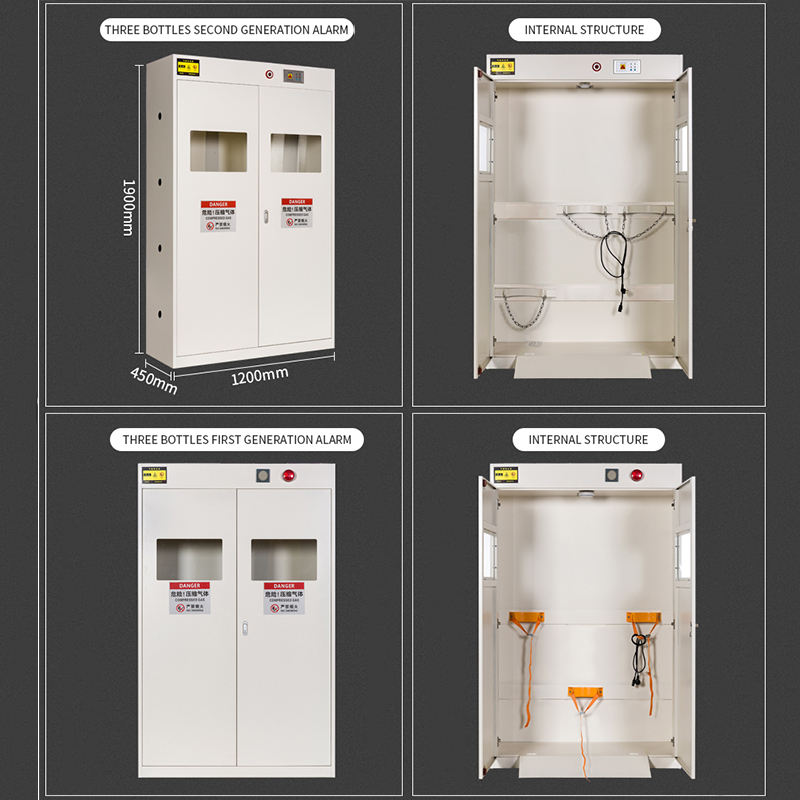 Chemical Laboratory Furniture Iron Sheet Gas Cylinder Safety Storage Cabinet