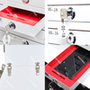 Metal 96 door compartment charging lockers for mobile phones steel cell storage classroom