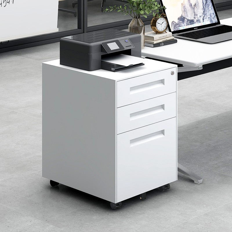 Wholesale 3 Drawer File Cabinet metal Cabinet moving storage with Lock Pedestal Mobile Cabinet
