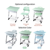 Primary middle school classroom furniture single chair with writing desk,metal plastic school desk and chair,student shelf desk