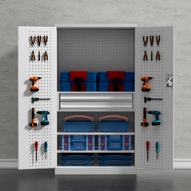 Customized metal tool storage cabinet for workshop garage warehouse adjustable tool cabinet